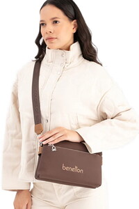 Benetton  Kahve-Camel Kadın Çapraz Askılı Çanta BNT1667