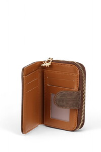  Benetton Monogram Kahve-Taba Kadın Portföy & Clutch Çanta BNT1424