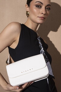 Sisley  Beyaz Kadın Çapraz Askılı Çanta SLY187