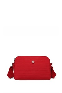 Smart Bags Krinkıl Kırmızı Kumaş Kadın Çapraz Askılı Çanta SMB3002