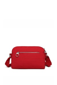  Smart Bags Krinkıl Kırmızı Kumaş Kadın Çapraz Askılı Çanta SMB3002