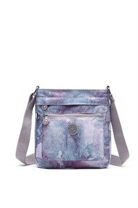 Smart Bags Krinkıl Mor Çiçekli Kadın Çapraz Askılı Çanta SMB3162