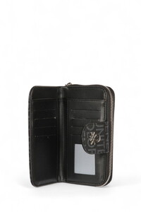  Benetton Monogram Siyah Kadın Portföy & Clutch Çanta BNT1425