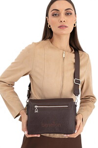 Benetton Soft Line Kahve Kadın Çapraz Askılı Çanta BNT1662