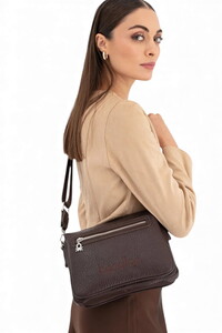  Benetton Soft Line Kahve Kadın Çapraz Askılı Çanta BNT1662