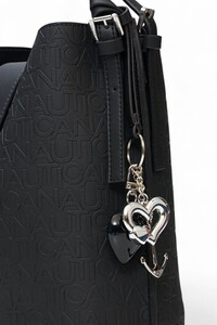  Nautica Logo Detaylı Siyah Kadın Omuz Çantası CN7525T