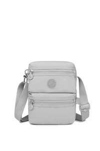 Smart Bags Krinkıl Açık Gri Kadın Çapraz Askılı Çanta SMB3112