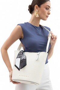  Sisley  Beyaz Kadın Omuz Çantası SLY161