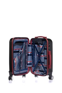  U.S. Polo Assn.  Siyah ABS Unisex Kabin Boy Valiz PLVLZ21276C-K