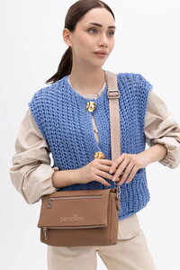 Benetton  Camel Kadın Çapraz Askılı Çanta BNT1415