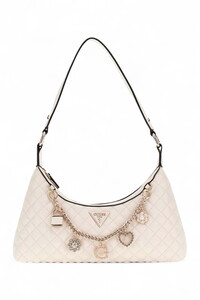 Guess Everlee Bej Kadın Omuz Çantası HWEG8679180