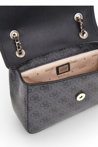  Guess Izzy Antrasit Kadın Çapraz Askılı Çanta HWSG8654190