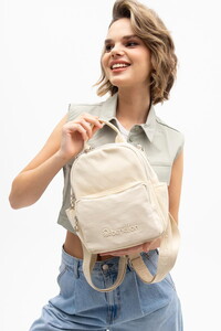  Benetton  Bej Kadın Sırt Çantası BNT1186