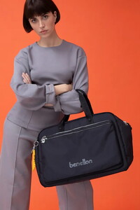 Benetton  Siyah Unisex Seyahat Çantası BNT1466