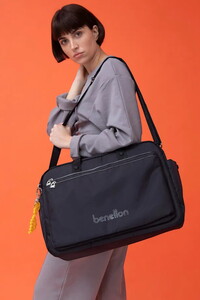  Benetton  Siyah Unisex Seyahat Çantası BNT1466