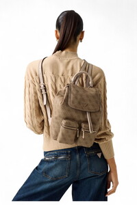  Guess Manhattan II Kahve Kadın Sırt Çantası HWSG7118310