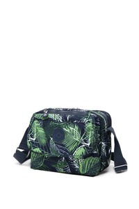  Smart Bags Krinkıl Lacivert/Yeşil Kadın Çapraz Askılı Çanta SMB1172