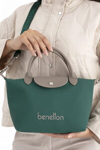 Benetton  Yeşil-Taş Kadın El Çantası BNT1702