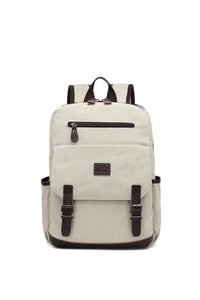 Cactive Kanvas Bej Kumaş Unisex Sırt Çantası CTV1259