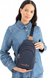 Benetton  Lacivert-Camel Kadın Body Bag BNT1652