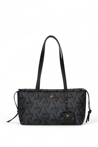  U.S. Polo Assn. Logo Detaylı Siyah Kadın Omuz Çantası US25513