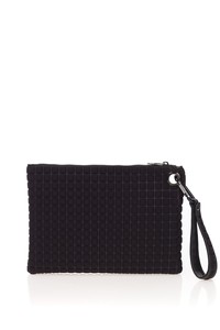  Bilik Deri  Siyah Kumaş Kadın Portföy & Clutch Çanta MELİS
