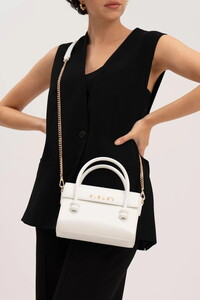  Sisley  Beyaz Kadın El Çantası SLY012