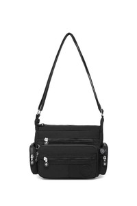  Smart Bags Krinkıl Siyah Kadın Çapraz Askılı Çanta SMB1008