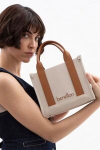 Benetton  Bej-Camel Kadın El Çantası BNT1620