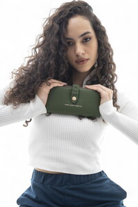 Benetton Soft Line Yeşil Kadın Cüzdan BNT545