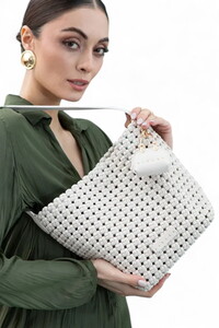 Sisley  Beyaz Kadın Omuz Çantası SLY222