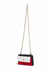  U.S. Polo Assn.  Lacivert-Kırmızı-Beyaz Kadın Çapraz Askılı Çanta US25255