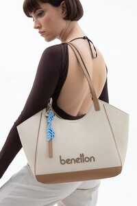  Benetton  Bej Kadın Omuz Çantası BNT1523