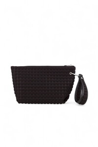  Bilik Deri Scuba Siyah Kadın Portföy & Clutch Çanta YELİZ