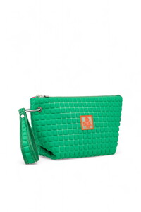  Bilik Deri Scuba Yeşil Kadın Portföy & Clutch Çanta YELİZ