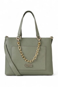  Pierre Cardin Logo Detaylı Yeşil Kadın El Çantası 05PC25K101-P