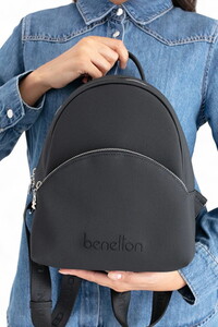  Benetton  Siyah Kadın Sırt Çantası BNT1676