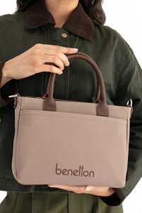 Benetton  Vizon-Kahve Kadın El Çantası BNT1649