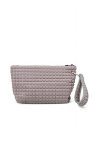  Bilik Deri Scuba Gri Kadın Portföy & Clutch Çanta YELİZ