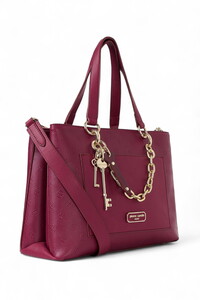  Pierre Cardin Logo Detaylı Vişne Kadın El Çantası 05PC25K101-P