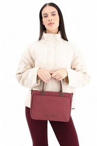  Benetton  Bordo-Kahve Kadın El Çantası BNT1649