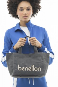  Benetton  Gri Kadın El Çantası BNT1102