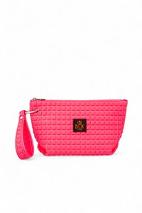 Bilik Deri Scuba Pembe Kadın Portföy & Clutch Çanta YELİZ