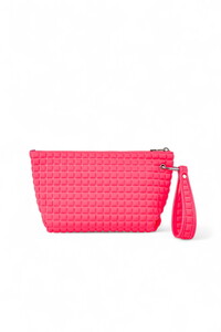  Bilik Deri Scuba Pembe Kadın Portföy & Clutch Çanta YELİZ
