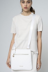 Valentino Orlandi Monogram Beyaz Kadın Çapraz Askılı Çanta VLT033