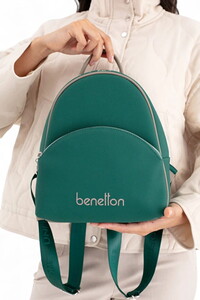  Benetton  Yeşil-Taş Kadın Sırt Çantası BNT1676
