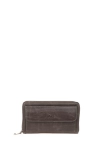 Bilik Deri  Gri Crazy Horse Unisex Portföy & Clutch Çanta AR P-706-CR