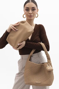  Sisley  Camel Kadın Omuz Çantası SLY220