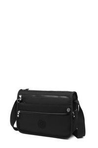  Smart Bags Krinkıl Siyah Kumaş Kadın Çapraz Askılı Çanta SMB1128