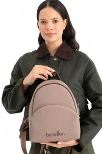Benetton  Vizon-Kahve Kadın Sırt Çantası BNT1676